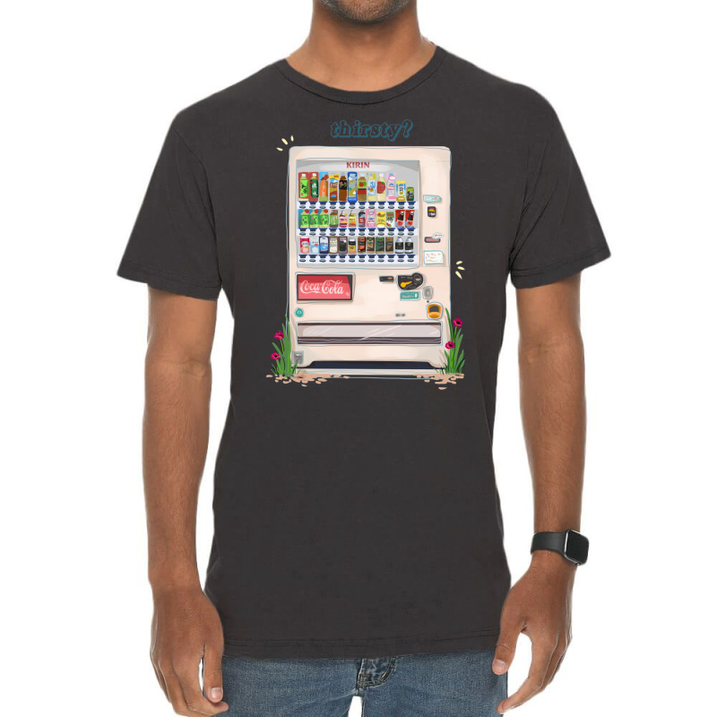 Japanese Vending Machine   Thirsty Vintage T-shirt | Artistshot