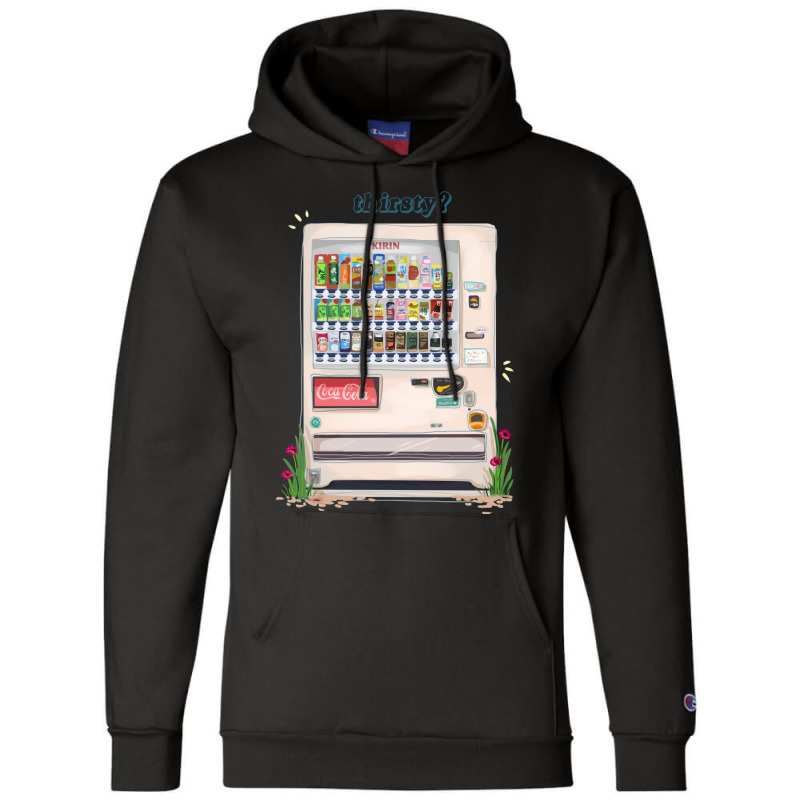 Japanese Vending Machine   Thirsty Champion Hoodie | Artistshot