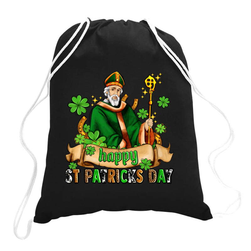 Happy St Patricks Day With St Patricks Drawstring Bags | Artistshot