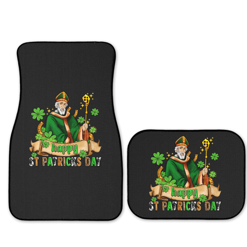 Happy St Patricks Day With St Patricks Full Set Car Mats | Artistshot