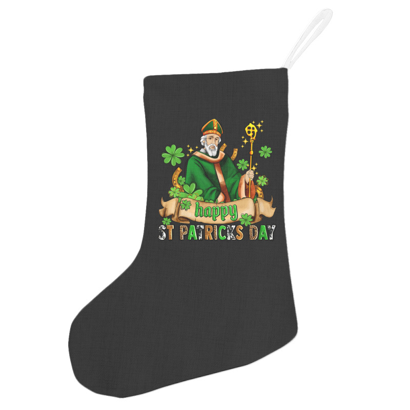 Happy St Patricks Day With St Patricks Holiday Stocking | Artistshot