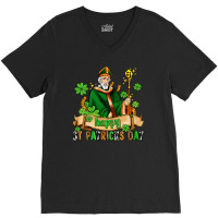 Happy St Patricks Day With St Patricks V-neck Tee | Artistshot