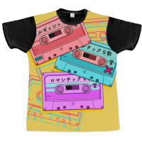 Japanese Version The Cute Set Of Retro Mixtapes (80s Graphic T-shirt | Artistshot