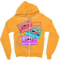 Japanese Version The Cute Set Of Retro Mixtapes (80s Zipper Hoodie | Artistshot