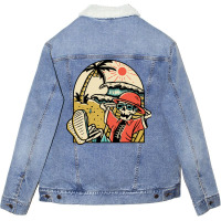 Have A Break Unisex Sherpa-lined Denim Jacket | Artistshot