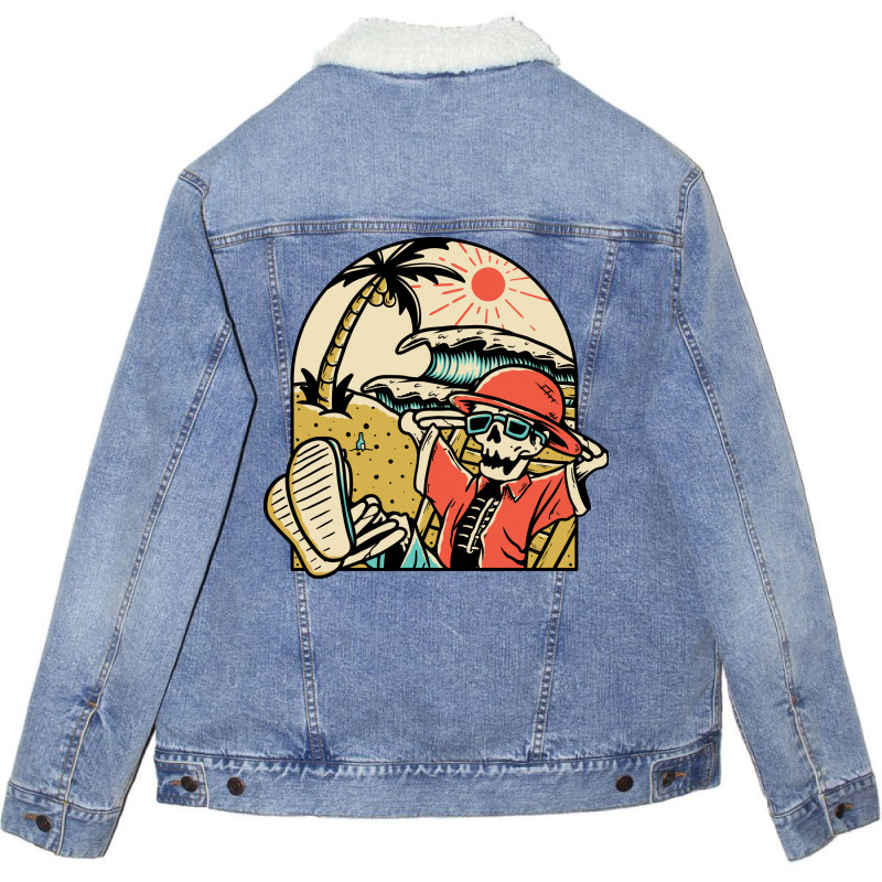 Have A Break Unisex Sherpa-Lined Denim Jacket by Quilimo | Artistshot