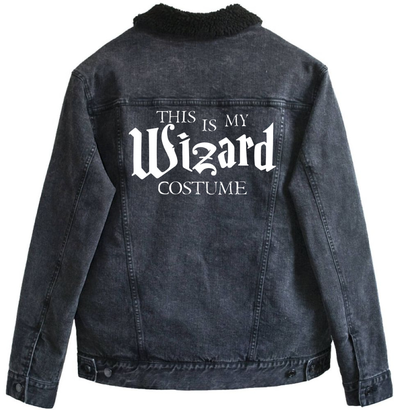 This Is My Wizard Costume Unisex Sherpa-lined Denim Jacket | Artistshot