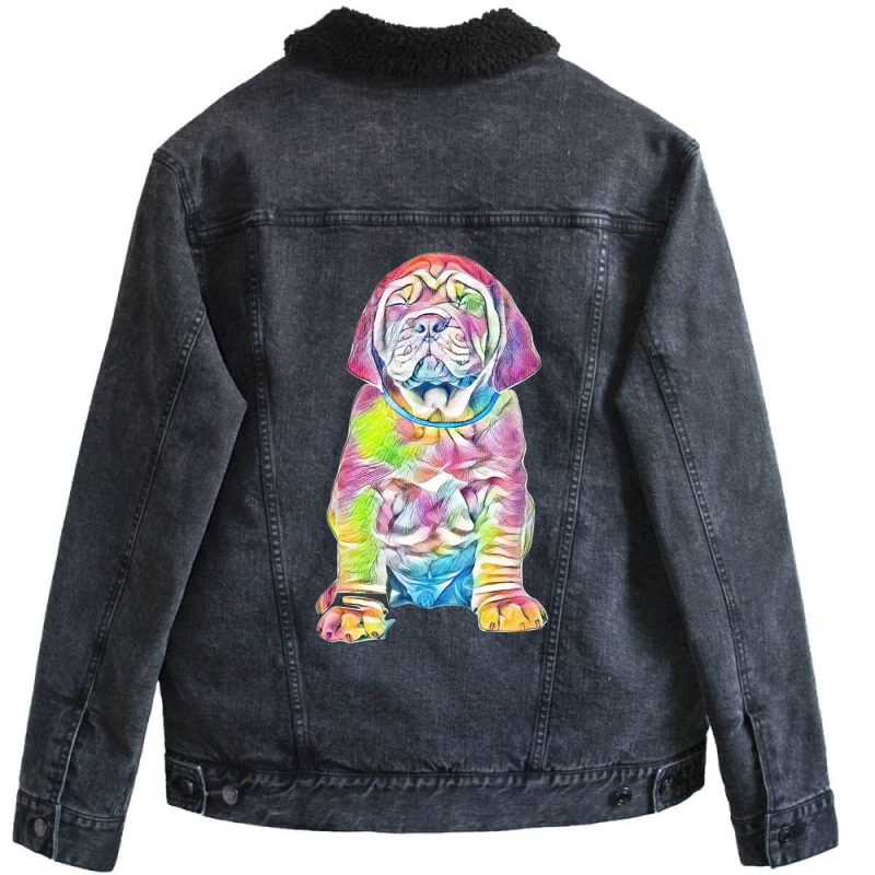 Related Search: cachorrinhos Com Fone De Ouvido Unisex Sherpa-Lined Denim Jacket by Kemnabi | Artistshot