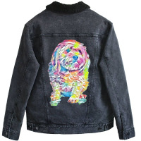 Cavachon Unisex Sherpa-lined Denim Jacket | Artistshot