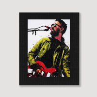 Liam Fray Portrait Canvas Print | Artistshot