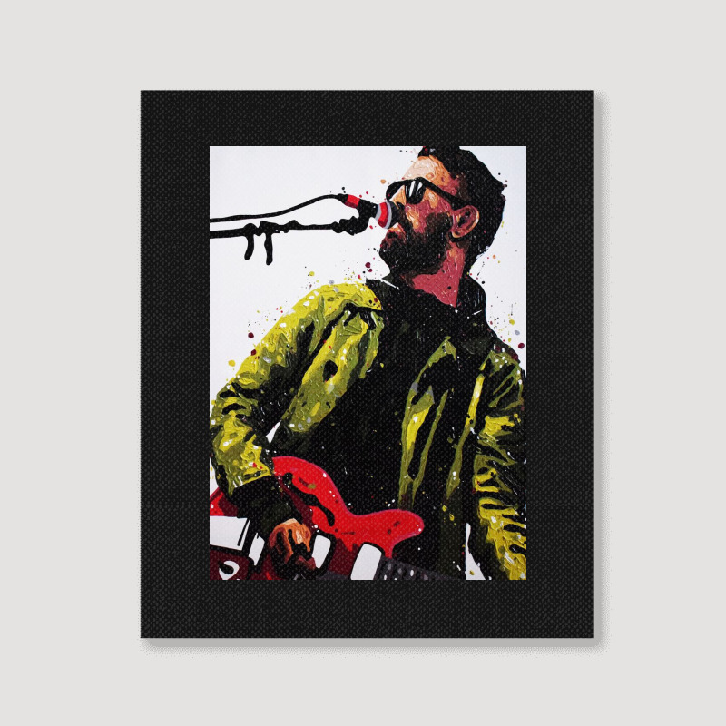 Liam Fray Portrait Canvas Print | Artistshot