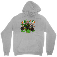 Monster Truck With Shamrocks Unisex Hoodie | Artistshot