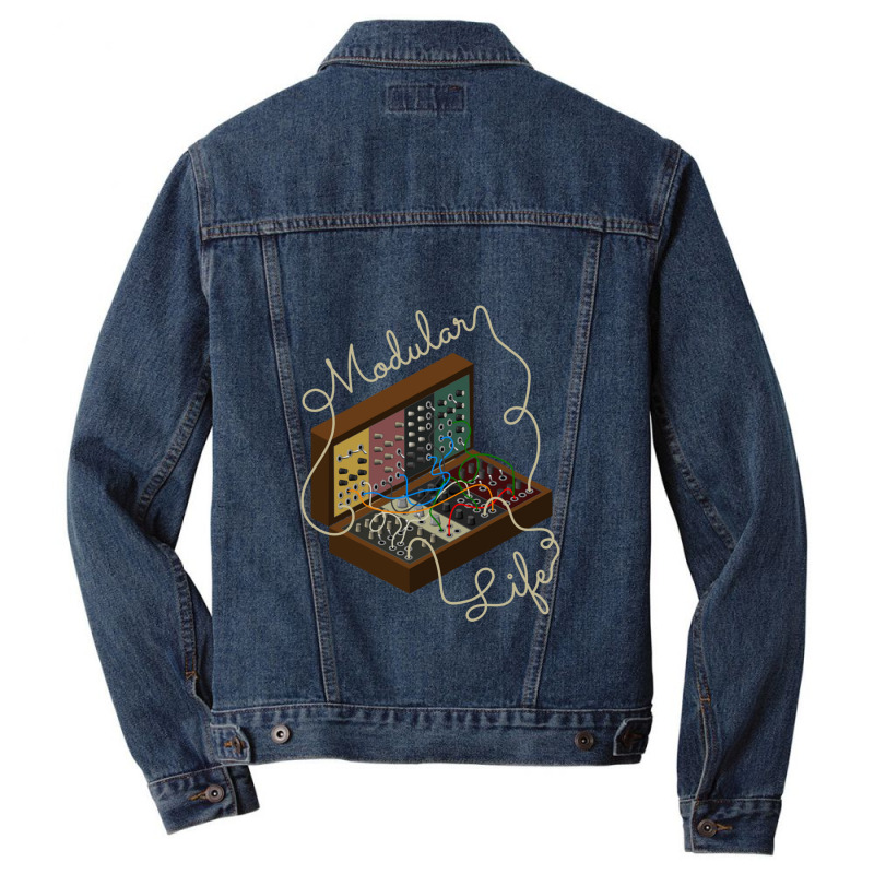 Modular Synthesizer Life For Electronic Musician Classic Men Denim Jacket | Artistshot