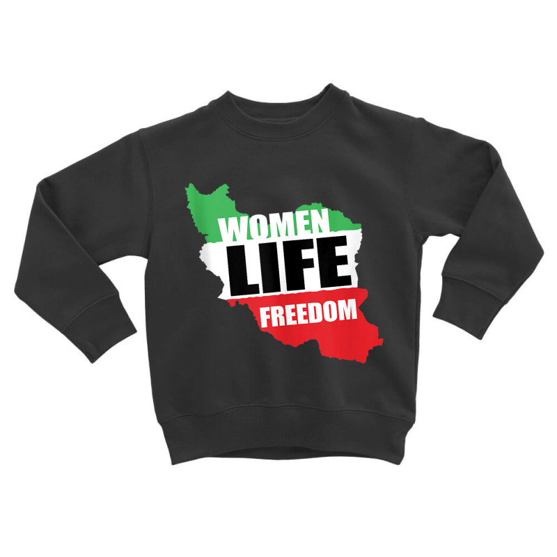 Women Life Freedom Support Women Rights Mahsa Free Iran Tank Top Toddler Sweatshirt by choninzel | Artistshot