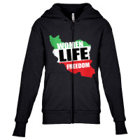 Women Life Freedom Support Women Rights Mahsa Free Iran Tank Top Youth Zipper Hoodie | Artistshot