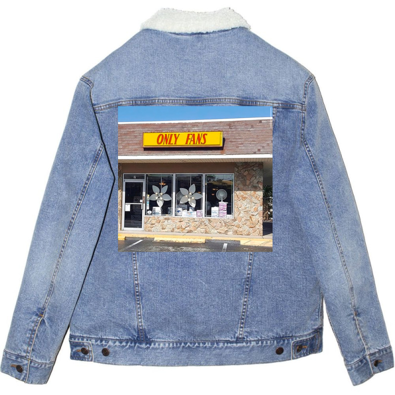 Only Fans Unisex Sherpa-Lined Denim Jacket by wenzinhaisebo | Artistshot