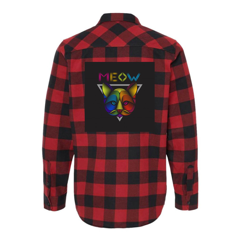 Meow Flannel Shirt | Artistshot