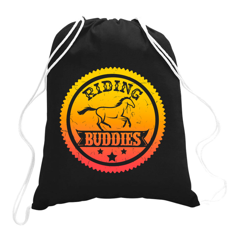 Hot Trend Horse Lover Equestrian Riding Buddies Girl Drawstring Bags | Artistshot