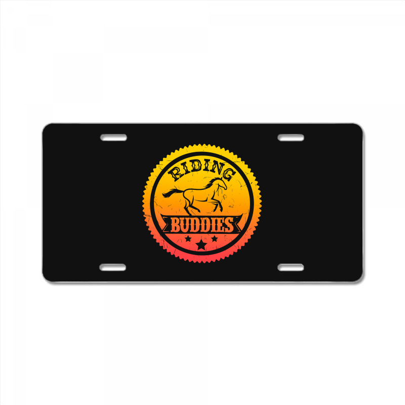 Hot Trend Horse Lover Equestrian Riding Buddies Girl License Plate | Artistshot