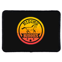 Hot Trend Horse Lover Equestrian Riding Buddies Girl Rectangle Patch | Artistshot