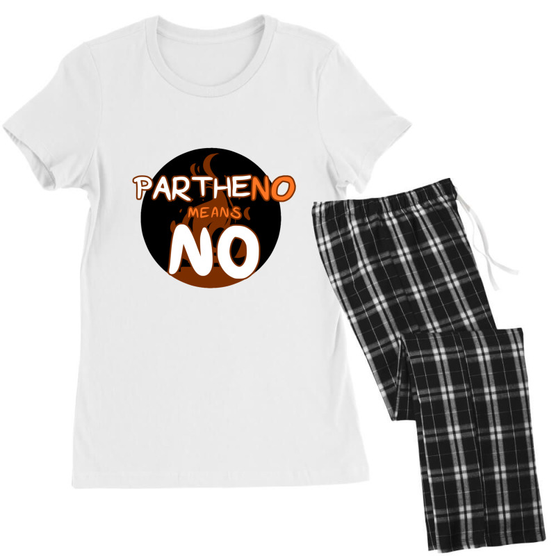 Partheno Means No (hestia) Vneck Women's Pajamas Set by NATASHABARLOW | Artistshot