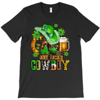 One Lucky  Cowboy With Hat And Boots T-shirt | Artistshot