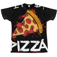 Bloody Pizza Horror Movies Costume Funny Food Halloween Gift Graphic T-shirt | Artistshot