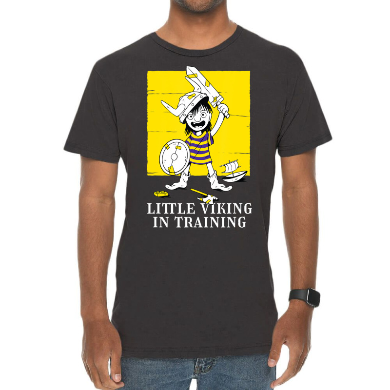 Limited Edition Little Viking In Training Kids Lil' Vikings Vintage T-shirt | Artistshot