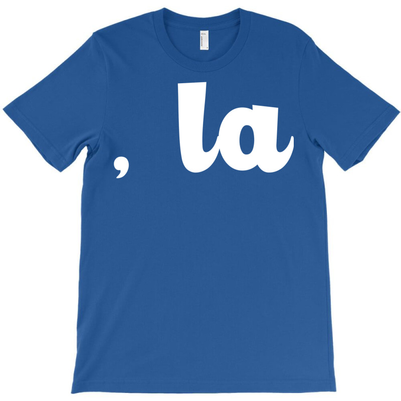 Comma La   Blue T-Shirt by keehanquakera | Artistshot