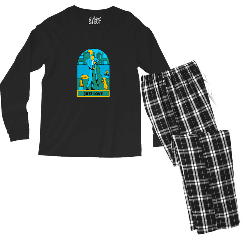 Jazz Is My Religion. Music Is The Only Thing That Has Never Failed Me. Men's Long Sleeve Pajama Set by MaryHutchison | Artistshot