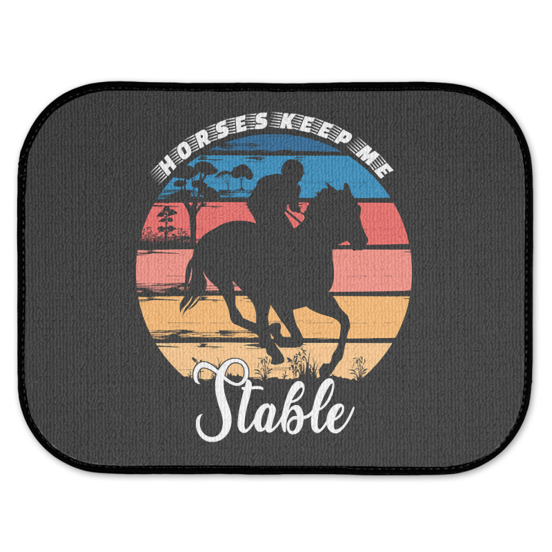 Hot Trend Horses Keep Me Stable Rear Car Mat | Artistshot