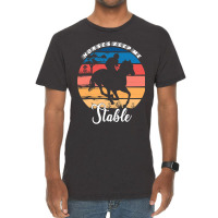 Hot Trend Horses Keep Me Stable Vintage T-shirt | Artistshot