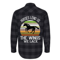 Trending Horses Lend Us The Wings We Lack Flannel Shirt | Artistshot