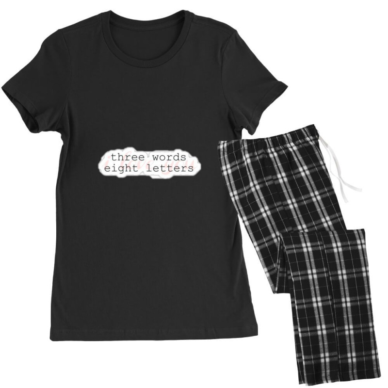 Eight Letters Three Words 1 Women's Pajamas Set by IsabelConstance | Artistshot