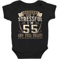 Taxidermist Isn´t Stressful   55. Birthday Taxidermy T Shirt Baby Bodysuit | Artistshot