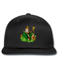 St Patricks And Horseshoes With Shamrocks Printed Hat | Artistshot