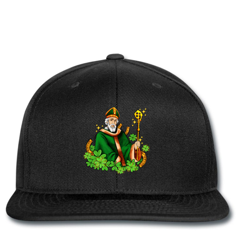 St Patricks And Horseshoes With Shamrocks Printed Hat | Artistshot