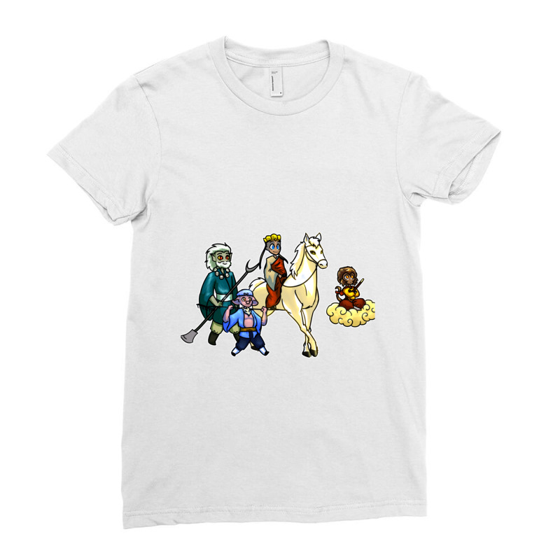 Journey To The West Ladies Fitted T-Shirt by NATASHABARLOW | Artistshot