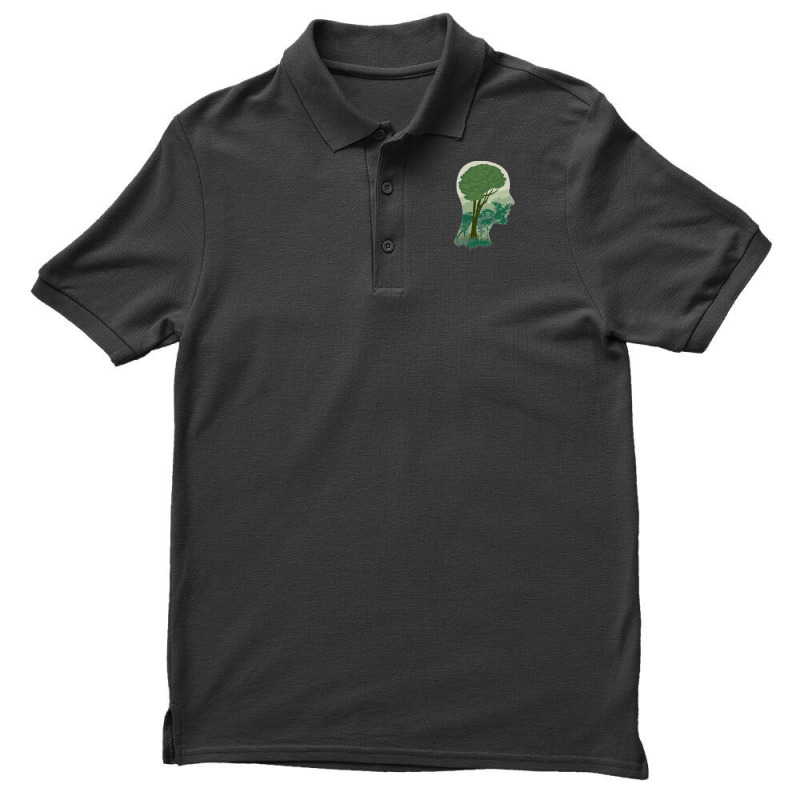 Brain Tree Digital Art Graphic Vector T Men's Polo Shirt | Artistshot