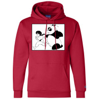 Ranma And Genma Panda   Ranma 12 Collection Champion Hoodie | Artistshot