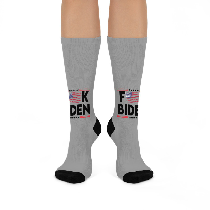 Biden Fk Biggest Idiot Democrats Ever Nominated     Love Crew Socks by pilatoneinerj | Artistshot