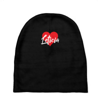 I Love Leticia First Name Tshirt I Heart Named Baby Beanies | Artistshot