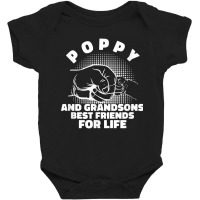 Sincere Best Friends Life Novelty Grandsons Poppy T Shirt Baby Bodysuit | Artistshot