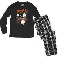 Boo Boo Crew Ghost Doctor Paramedic Emt Nurse Halloween Men's Long Sleeve Pajama Set | Artistshot