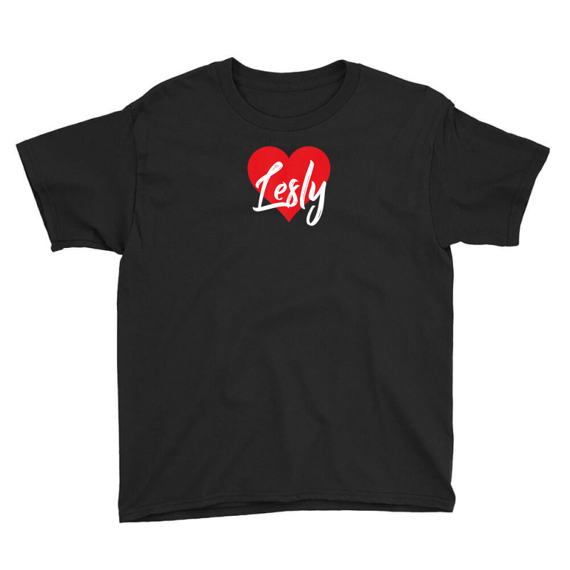 I Love Lesly First Name Tshirt I Heart Named Youth Tee by qwacireolonr | Artistshot