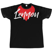 I Love Lennon First Name Tshirt I Heart Named Graphic T-shirt | Artistshot