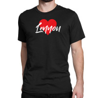 I Love Lennon First Name Tshirt I Heart Named Classic T-shirt | Artistshot