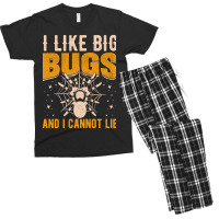 Hot Trend I Like Big Bugs And I Can't Lie Hairy Spider Tarantula Lover Men's T-shirt Pajama Set | Artistshot