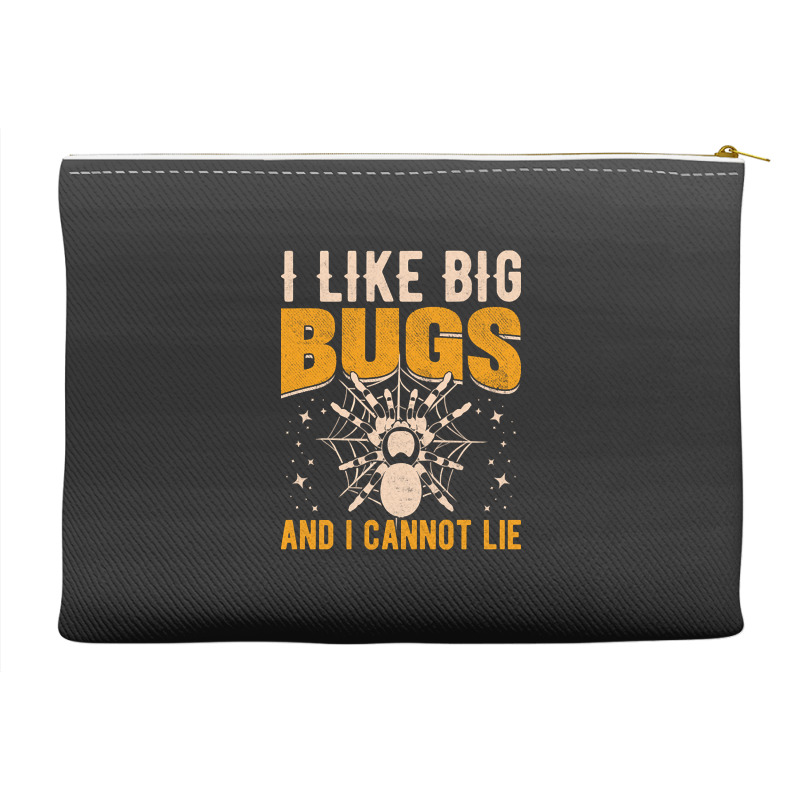 Hot Trend I Like Big Bugs And I Can't Lie Hairy Spider Tarantula Lover Accessory Pouches | Artistshot