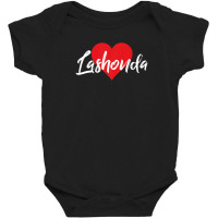 I Love Lashonda First Name Tshirt I Heart Named Baby Bodysuit | Artistshot